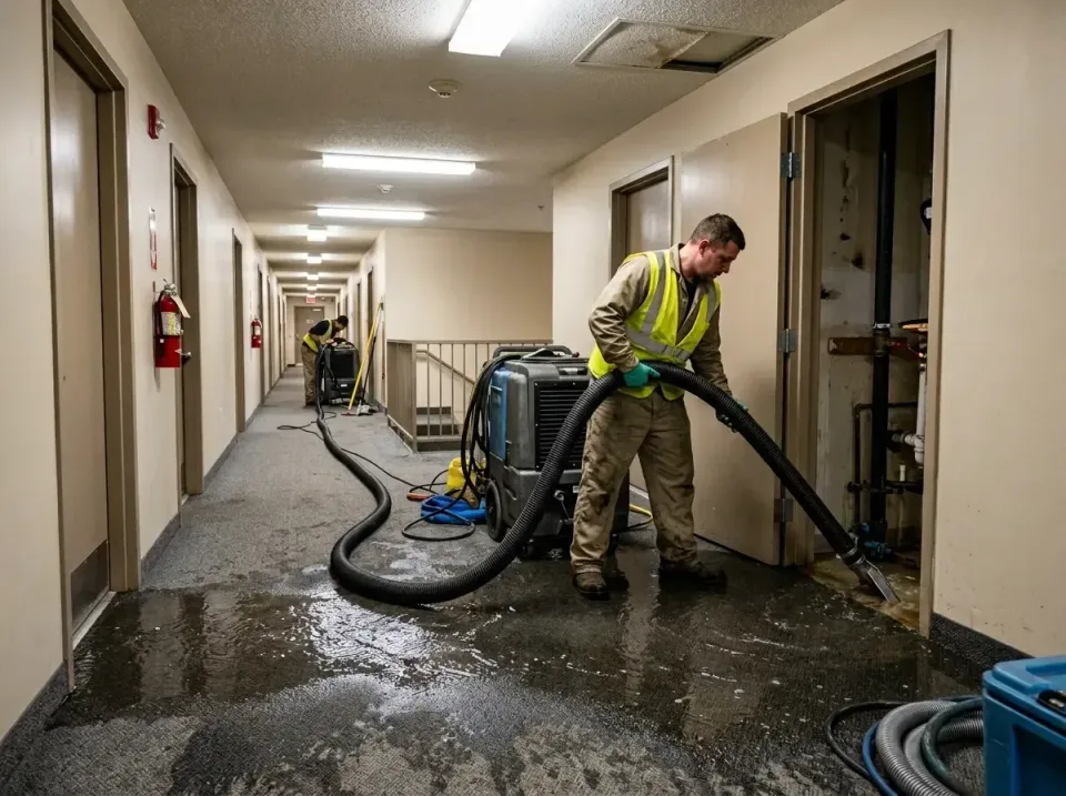 multi-unit-apartment-hallway-f-005 — frequently asked questions, Emergency Burst Pipe Water Extraction & Removal in Seven La…